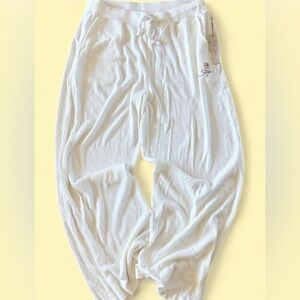 Surf Style Cream Lounge Pants